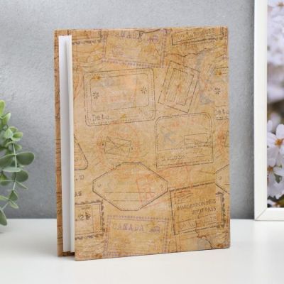 Фотоальбом на 200 фото 10х15 см "Золотая карта" 22,5х17,5х5,5 см