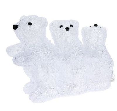 Фигура акрил. "Три медведя" (36х28х10 см.)