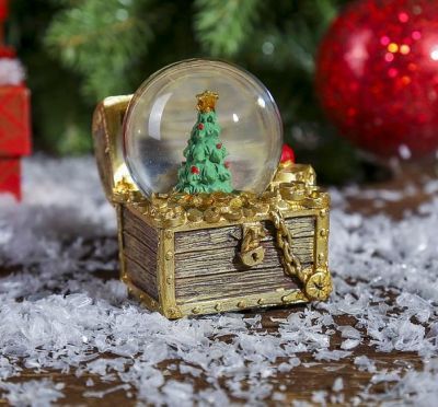 водяной шар "Сокровища в сундуке" d=4,5 см