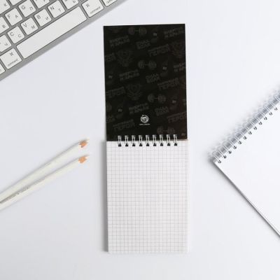 Блокнот "Крутой Мужик", на гребне, А6, 40 листов