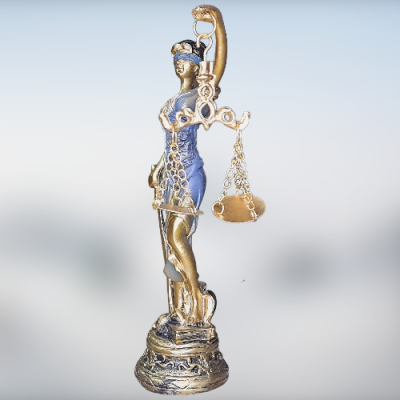 Статуэтка "Фемида" (полистоун), высота 18,5 см