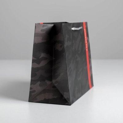 Пакет ламинированный горизонтальный «С 23 февраля», MS 23 × 18 × 10 см