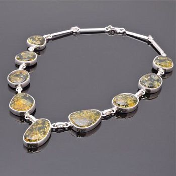 Колье Янтарь "Балтийская осень" арт. ЯК-1422