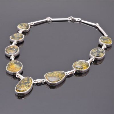 Колье Янтарь "Балтийская осень" арт. ЯК-1422