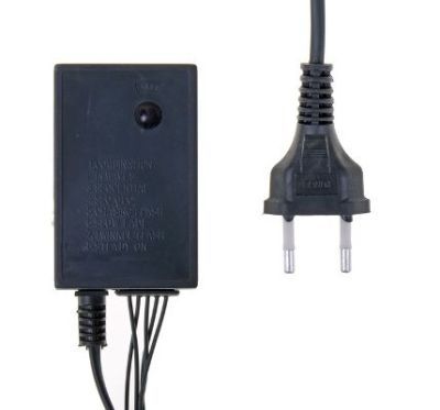 Гирлянда "Дождь" уличная (Ш:2 м, В:1,5 м, нить тёмная, синий)