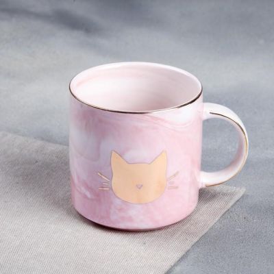 Набор «Мяу»: кружка 350 мл, тарелка Ø 19.5 см