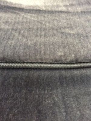 Накидка МЕХ № 041-2 искусственный, "ЛИПУЧКА" темно-серый (2 шт.)