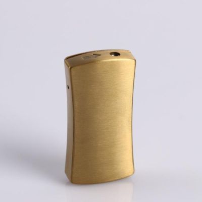 Зажигалка газовая, с вогнутыми боками, декоративная вставка, , 3х6.5 см