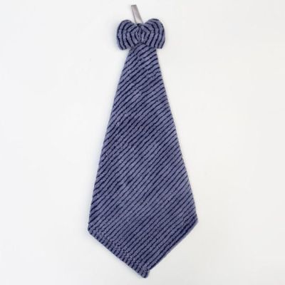 Кухонное полотенце Доляна "Бантик" 30*30см, цв. синий,микрофибра 100% п/э