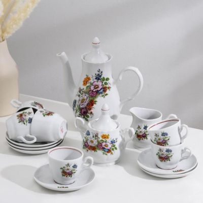 Сервиз кофейный «Романс», 15 предметов