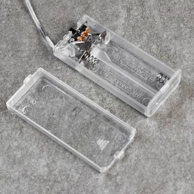 Гирлянда «Нить» 1.6 м с насадками «Шарики с оленем», IP20, прозрачная нить, 15 LED, свечение мульти, ААх2