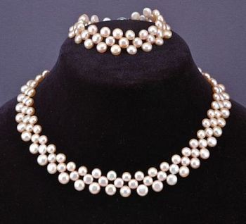 Комплект Жемчуг  "Розалинда" арт.П323