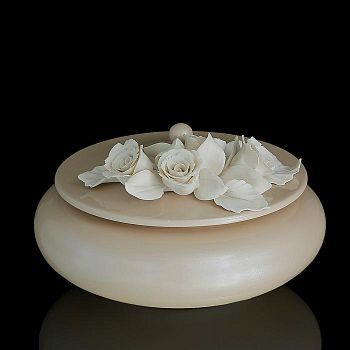 Шкатулка Beige Rose, кремовая