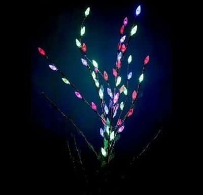 Светодиодный куст "Почки" улич. (1,5 м., мульти)
