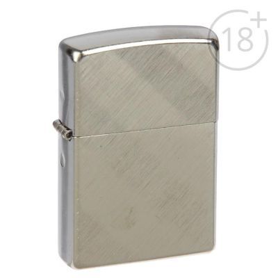Зажигалка ZIPPO  Classic с покрытием Brushed Chrome