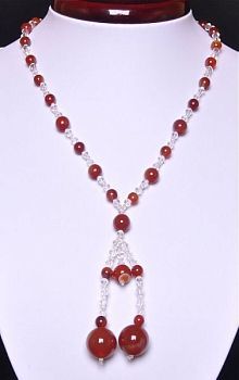 Колье Сердолик "Грация" арт.П1784