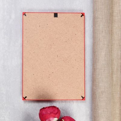 Фоторамка пластик L-1 21х30 см, красный, с небьющимся стеклом