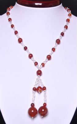 Колье Сердолик "Грация" арт.П1784