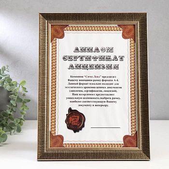 Фоторамка пластик формат А4 "Модест"