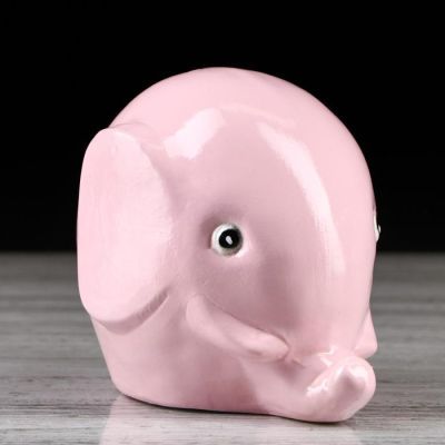 Копилка "Слоник", глянец, 12 см, микс