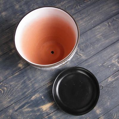 Кашпо "Фиалка" белое 5 л