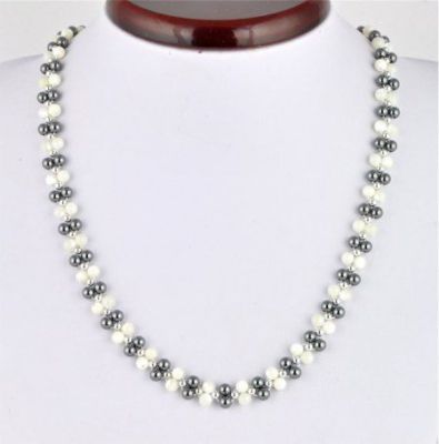 Бусы Перламутр, гематит "Мариса" арт.П2003