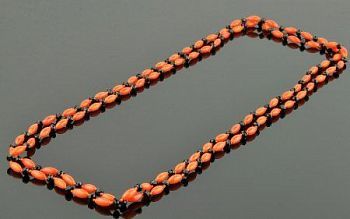 Бусы Коралл, хрусталь "Астро" арт. П2947