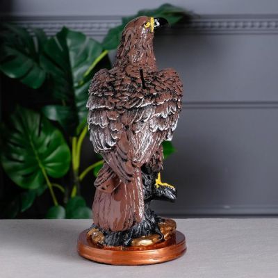 Копилка "Сокол", коричневый цвет, 31 см, микс