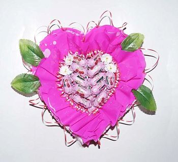 «Сердце из конфет «Для тебя» (21х18см)