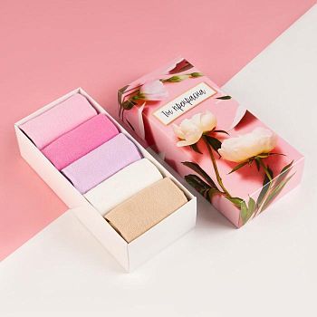 Набор женских носков KAFTAN "Ты прекрасна“ 5 пар, р. 36-39 (23-25 см)