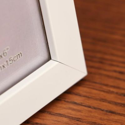 Фоторамка пластик 10х15 см "Белоснежная" 18,2х13,2х1,4 см