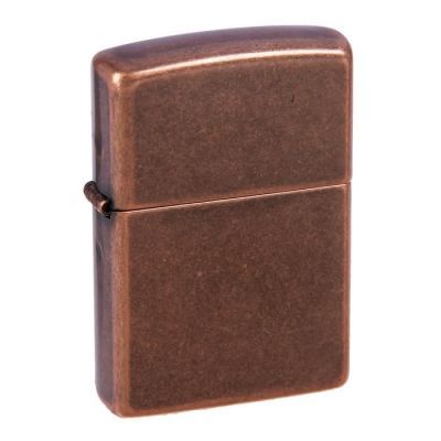 Зажигалка ZIPPO 301FB Classic с покрытием Antique Copper, медная