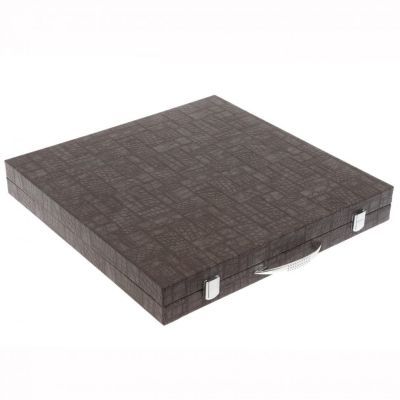 Шахматы "Римляне" (камень змеевик) доска 28х28 см №13