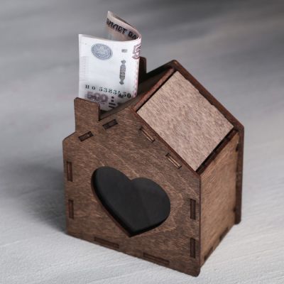 Копилка фигурная «Домик», 11.5 × 10 см