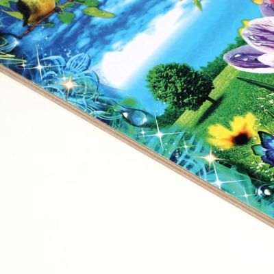 Доска разделочная большая "8 марта. Цветы", 19,5×27,5 см