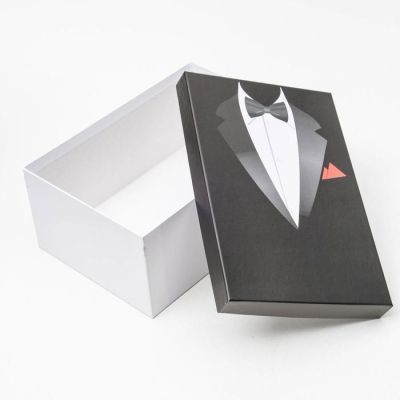 Набор коробок 3 в 1 "Джентльмен", белый, 30,5 х 20 х 13 - 26 х 17,5 х 11 см