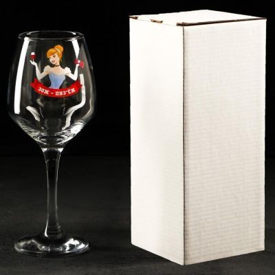 Бокал для вина "ЗОЖ ПИЗ*ЁЖ"