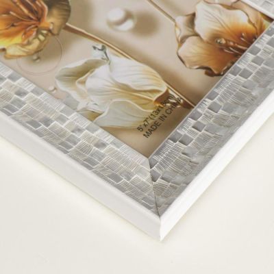 Фоторамка пластик 13х18 см "Серебрянная кладка" 23х18х2,3 см