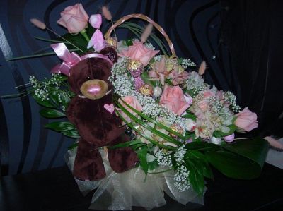 Букет из  конфет ручной работы «С нежностью»