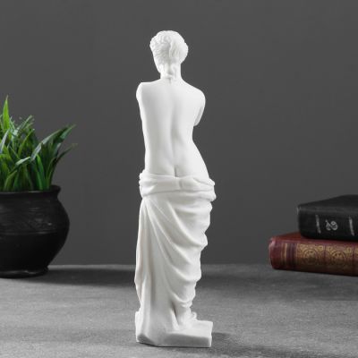 Статуэтка "Венера" 26х8см, белая / мраморная крошка