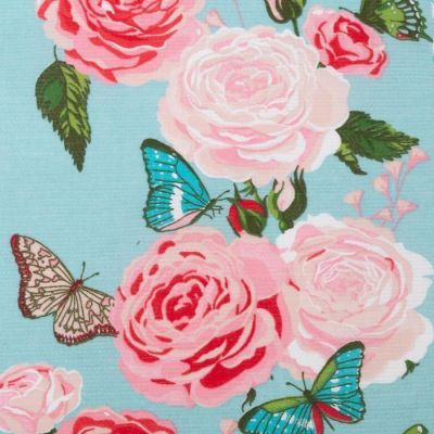 Полотенце вафельное в коробке "Фон" 35х60 см, бирюза, 160 гр/м, хл,