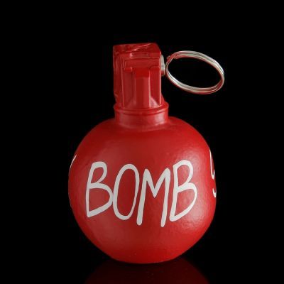 Держатель для карточек и фото "Лимонка. Sex-bomb" красный