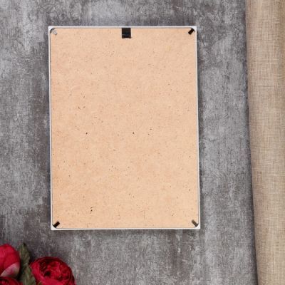 Фоторамка пластик L-4 21х30 см, белый, с небьющимся стеклом