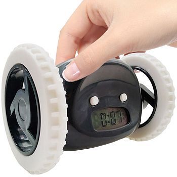 Убегающий будильник (черный)