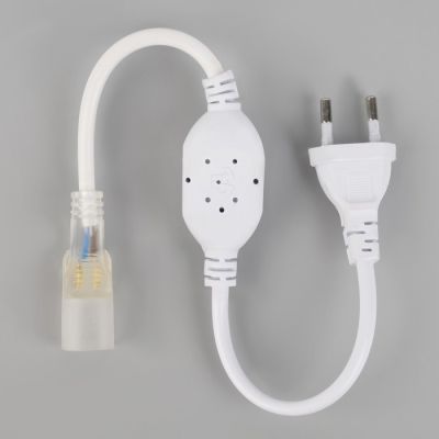 Гибкий неон Luazon Lighting 16 мм D-образный, IP67, 50 м, SMD2835, 120 LED/м, 220 В, свечение красное