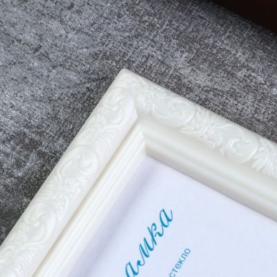 Фоторамка пластик L-2 10х15 см, перламутр, с небьющимся стеклом