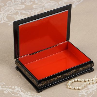 Шкатулка «Мостик через ручей», 11×16 см, лаковая миниатюра