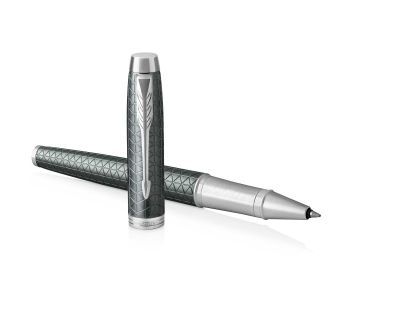 T 323 Ручка роллер Parker IM Premium Green CT черные чернила (арт-1931642)