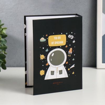 Фотоальбом на 100 фото 10х15 см "Мой космонавт" 17х13х5 см