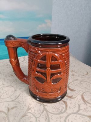 Кружка керамическая "Мужчина создан побеждать" (керамика, 700мл)